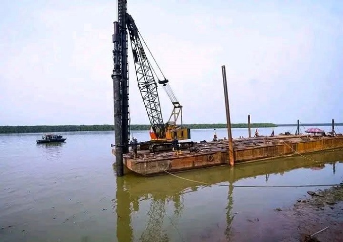 Concrete jetty for joshua technical services limited